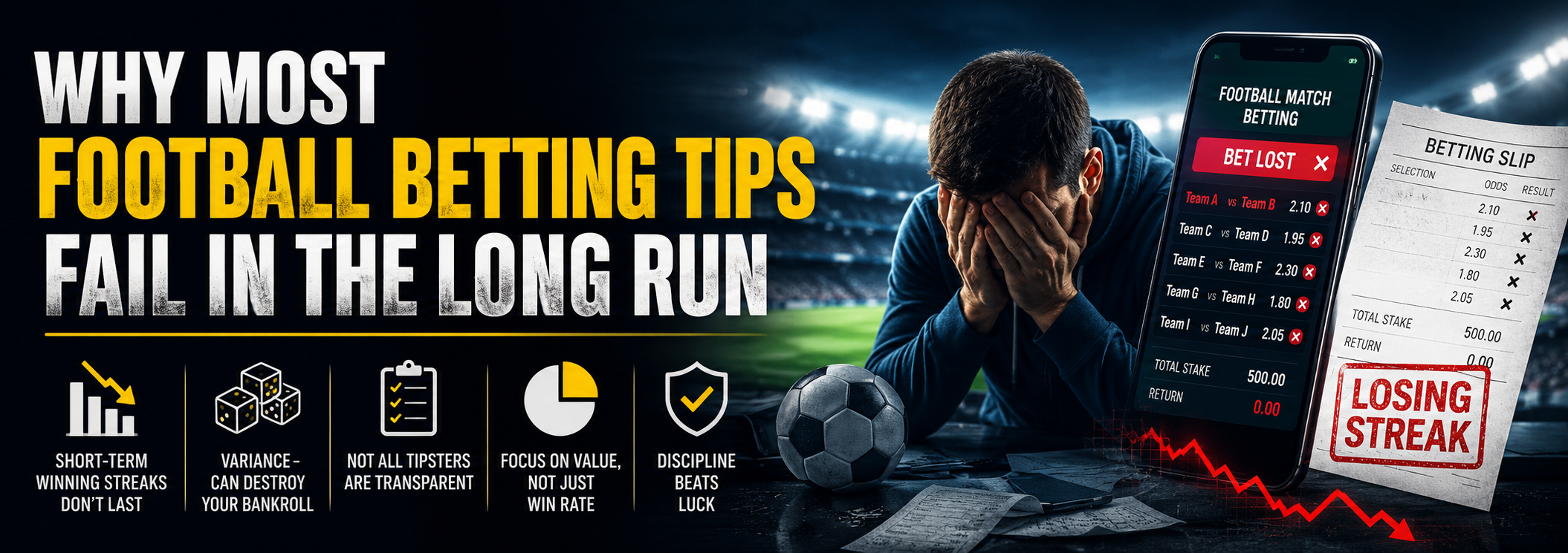 Football Betting Tips: Why Most Fail Long Term