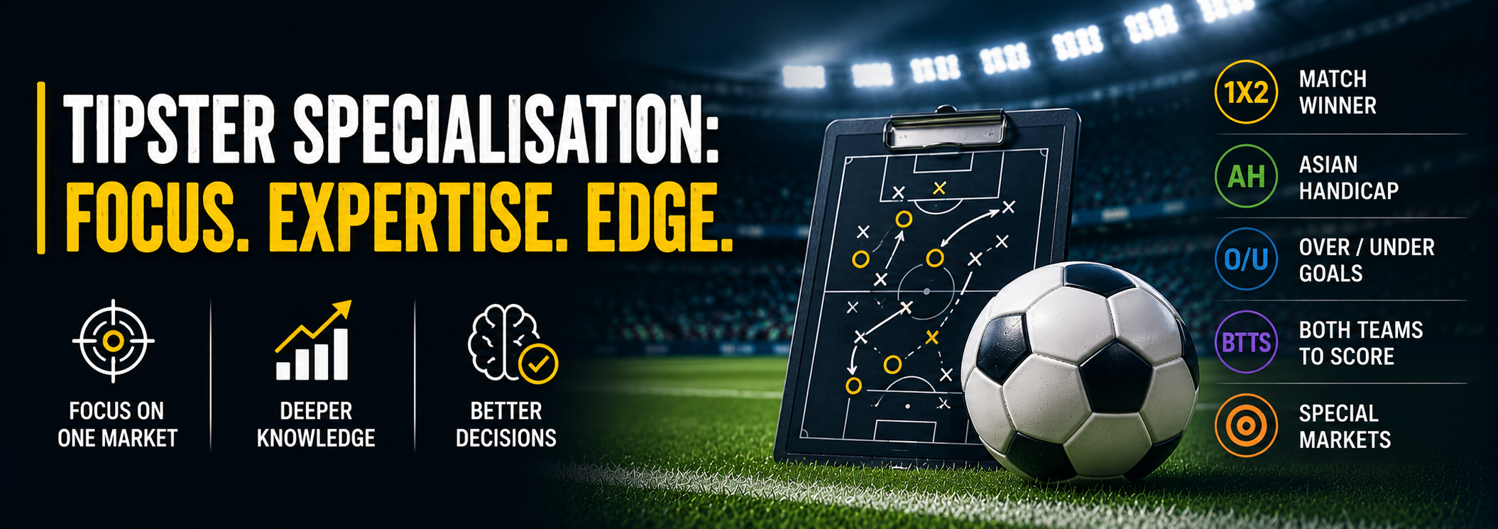 Why Football Tipster Specialisation Matters
