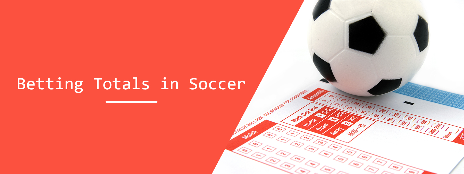 Total Goals In Soccer Betting