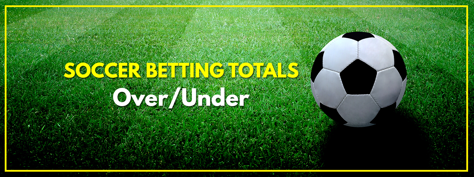 Total Goals Soccer Betting Markets