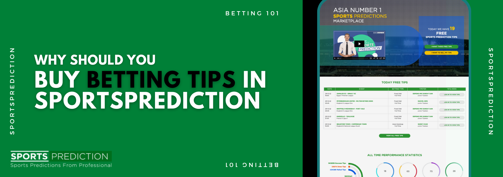 Why Should You Buy Betting Tips In Sportsprediction.asia?