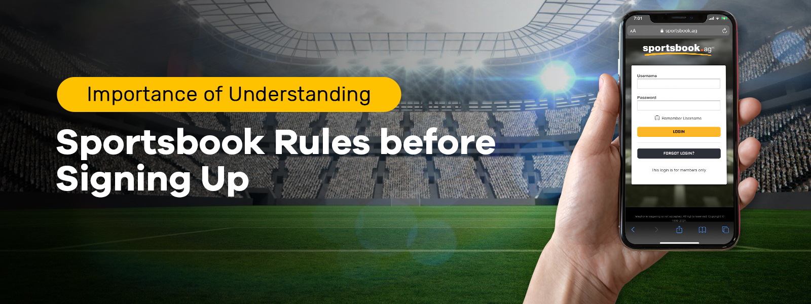 Importance Of Understanding Sportsbook Rules Before Signing Up