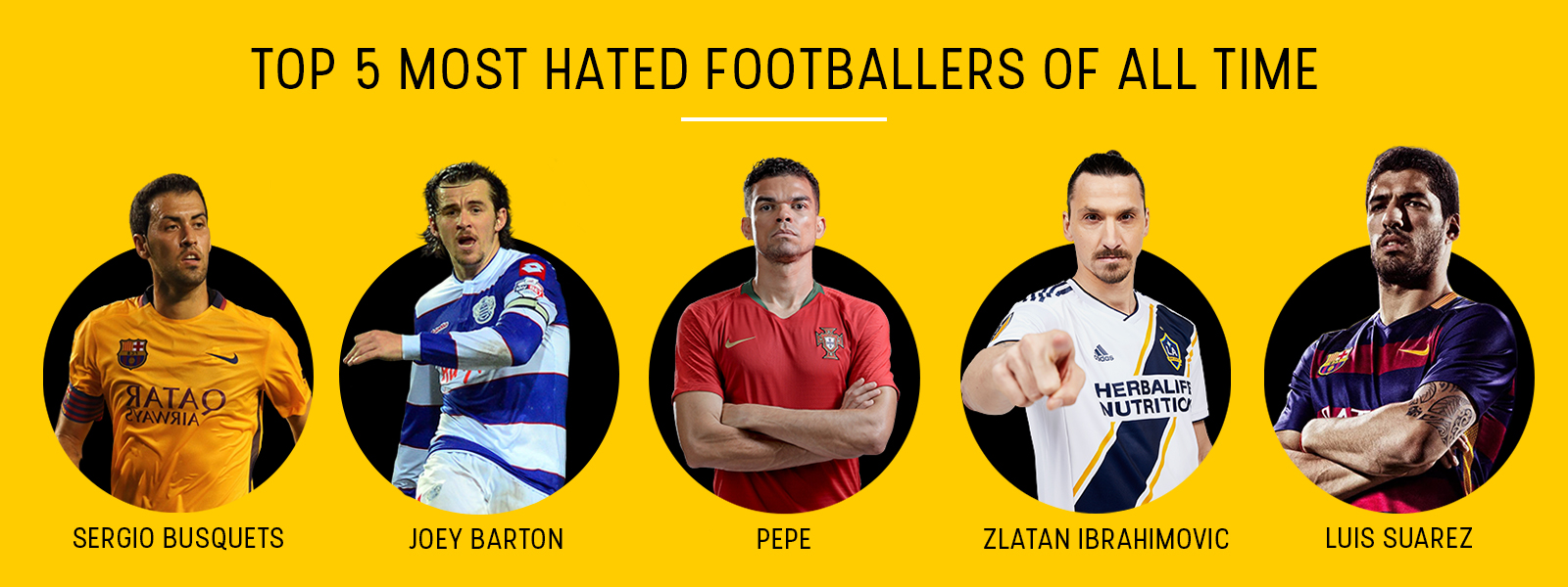 Top 5 most hated footballers of all time